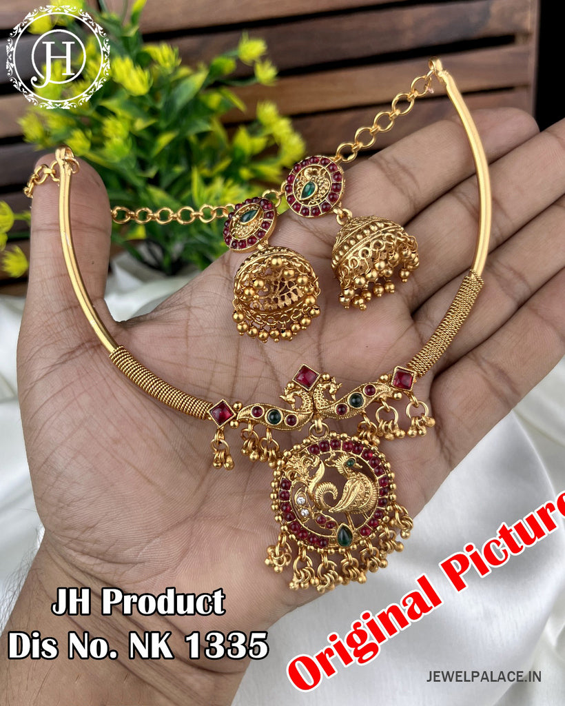 Beautiful Gold Plated Antique Necklace JH2932 Jewel Palace