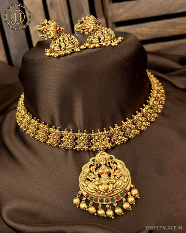 Beautiful Gold Plated Antique Necklace JH2966