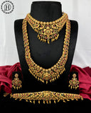 Antique Gold Plated Semi Bridal Jewellery JH3117
