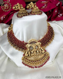 Temple Design Antique Gold Plated Premium Necklace JH3188