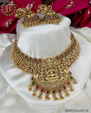 Temple Design Antique Gold Plated Premium Necklace JH3190