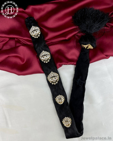 Jewel Palace Bharatanatyam Savaram & Kunjalam Kemp Ready Jada Set Hair Accessories Choti JH3223