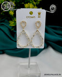 Antique Reverse Ad Stone Earring JH3263