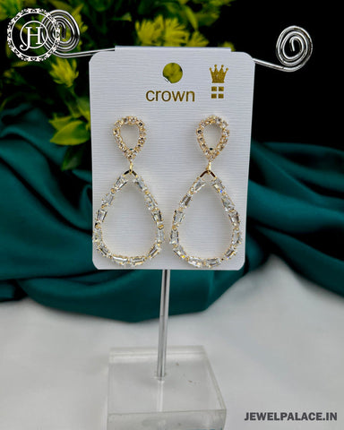 Antique Reverse Ad Stone Earring JH3263