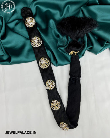 Jewel Palace Bharatanatyam Savaram & Kunjalam Kemp Ready Jada Set Hair Accessories Choti JH3223