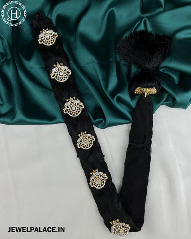 Jewel Palace Bharatanatyam Savaram & Kunjalam Kemp Ready Jada Set Hair Accessories Choti JH3223