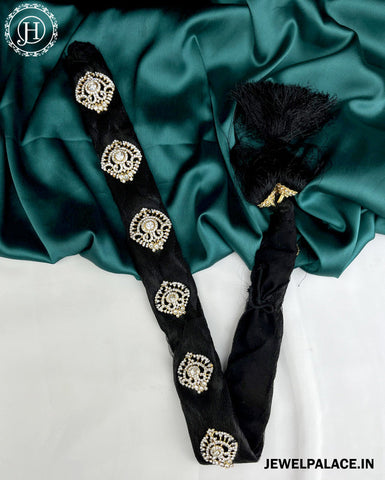 Jewel Palace Bharatanatyam Savaram & Kunjalam Kemp Ready Jada Set Hair Accessories Choti JH3223