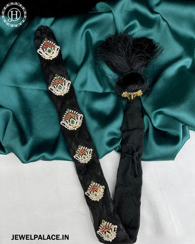 Jewel Palace Bharatanatyam Savaram & Kunjalam Kemp Ready Jada Set Hair Accessories Choti JH3223