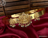 Beautiful Gold Plated Temple Design Vaddanam Hip Belt For Saree JH3346