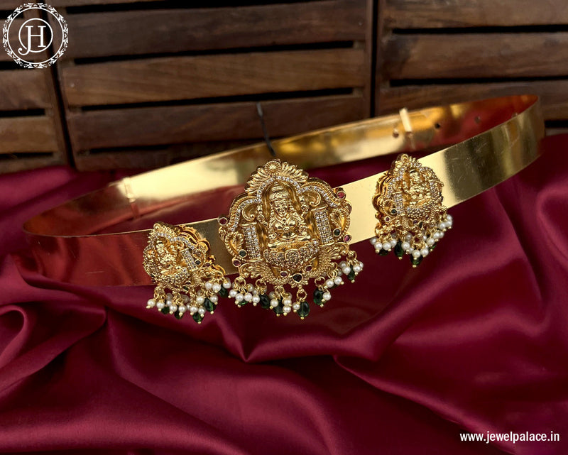 Hip Belt Designs Gold Metal Belt For Saree Plain Gold Metal Belt