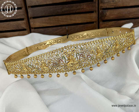 Premium Quality Gold Plated Adjustable Hip belt Oddiyanam JH3351
