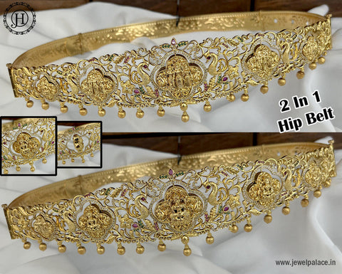 Premium Quality Gold Plated Adjustable Hip belt Oddiyanam JH3352