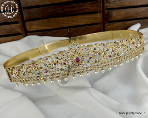 Premium Quality Gold Plated Adjustable Hip belt Oddiyanam JH3353