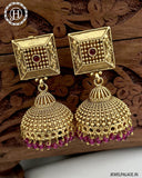 Latest Gold Plated Antique Earrings  JH3364