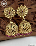 Latest Gold Plated Antique Earrings  JH3382