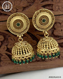 Latest Gold Plated Antique Earrings  JH3393