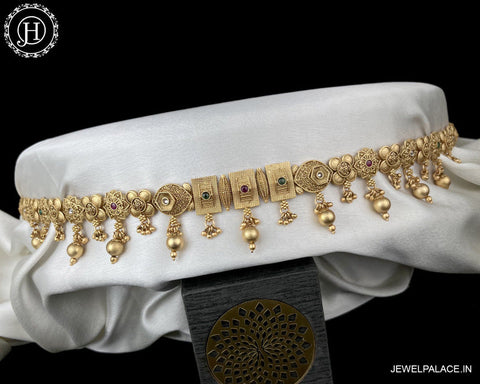 Premium Gold Plated Vaddanam Hip Belt For Saree JH3414