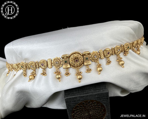 Premium Gold Plated Vaddanam Hip Belt For Saree JH3415