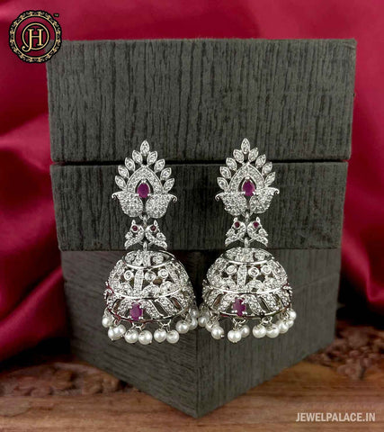 Premium AD Earrings Jhumkas JH3571