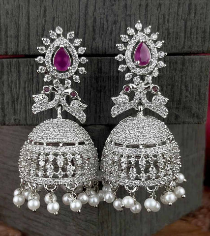 Premium AD Earrings Jhumkas JH3573