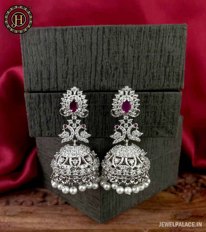Premium AD Earrings Jhumkas JH3575