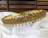 Beautiful Gold Plated Temple Design Vaddanam Hip Belt For Saree JH3701