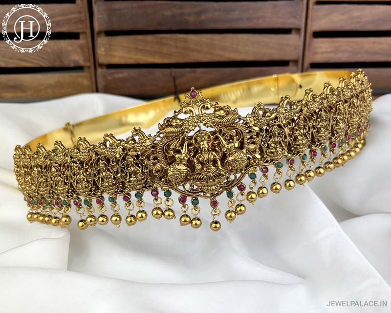 Beautiful Gold Plated Temple Design Vaddanam Hip Belt For Saree JH3702 –  Jewel Palace