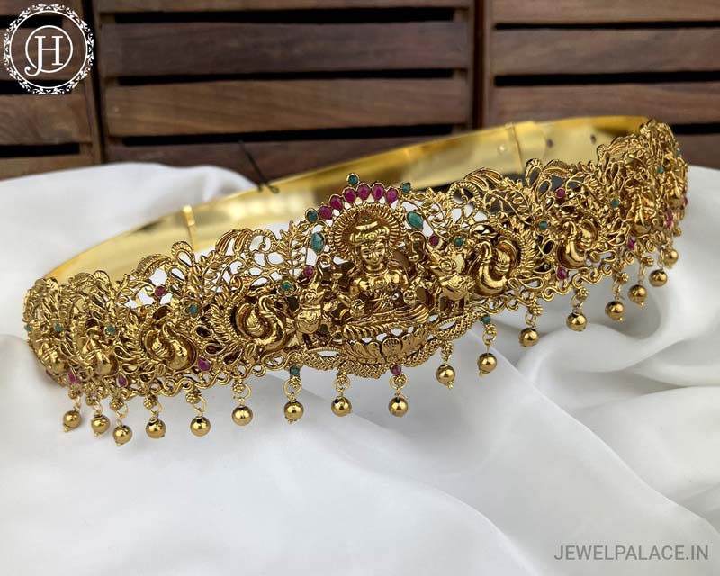 Golden Metal Ladies Waist Belt For Saree, Size: Free Size