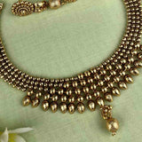 Elegant Gold Pearls Design Necklace JH3767