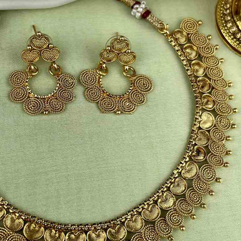 Elegant Gold Coins Design Necklace JH3769