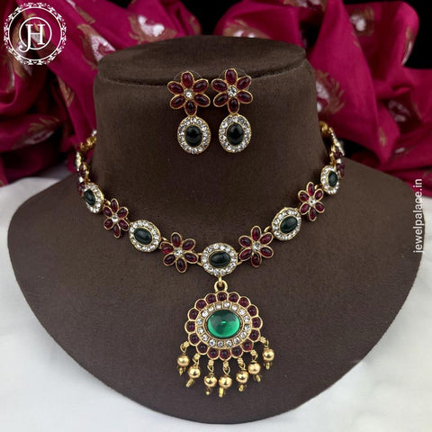 Elegant Kemp Stone Necklace JH3793