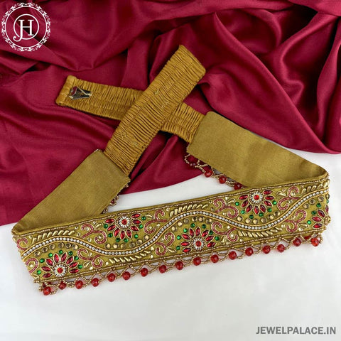 Beautiful Embroiderd Traditional Vadanam Hip Belt JH3841