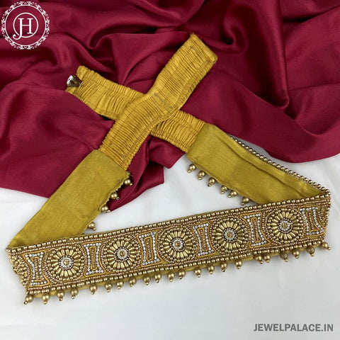 Beautiful Embroiderd Traditional Vadanam Hip Belt JH3849