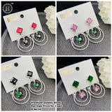 Oxidised Chandbali Earrings JH3914