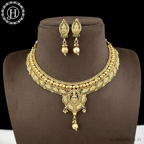 Elegant Gold Plated Antique Necklace JH3984