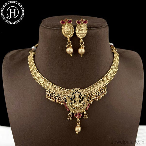 Elegant Gold Plated Antique Necklace JH3988