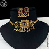Exclusive Gold Plated Kemp Stone Antique Necklace