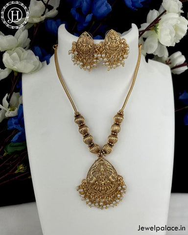 Elegant Antique Necklace With Earrings JH4169