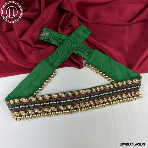 Elegant Art Silk Embroidered Stone Work Hip Belt JH4227