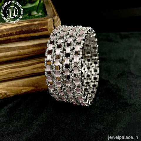 Premium American Diamond Bangles Set JH4244