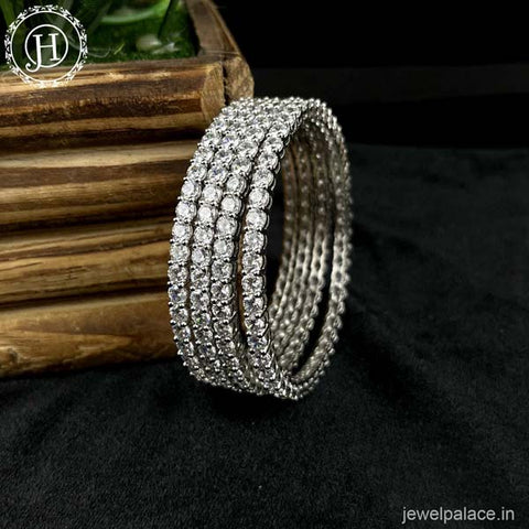 Premium American Diamond Bangles Set JH4255
