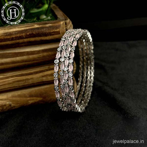 Premium American Diamond Bangles Set JH4257