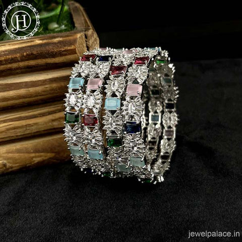 Premium American Diamond Bangles Set JH4258