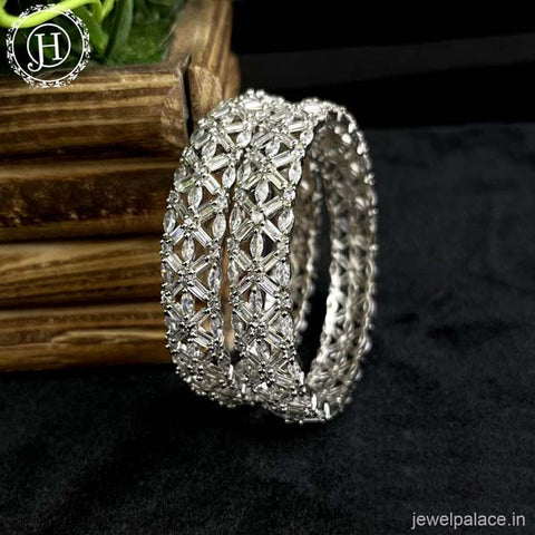 Premium American Diamond Bangles Set JH4259