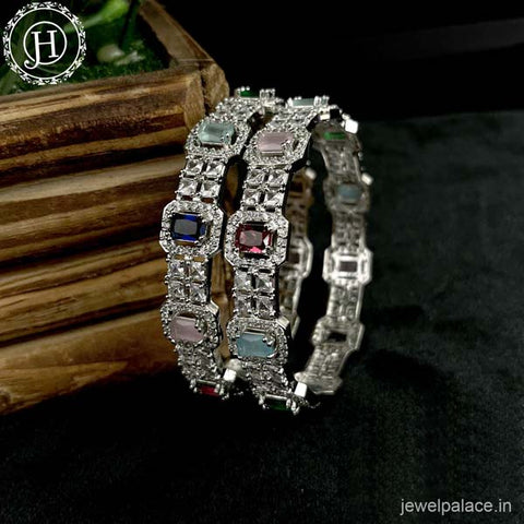Premium American Diamond Bangles Set JH4260