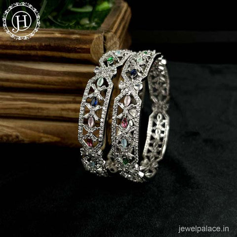 Premium American Diamond Bangles Set JH4264
