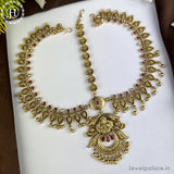 Exclusive Gold Plated kemp Stone Premium Wedding Tikka JH4341