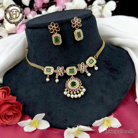 Premium Quality AD Stone Necklace JH4436