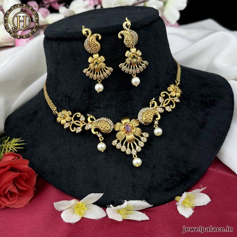 Premium Quality AD Stone Necklace JH4439