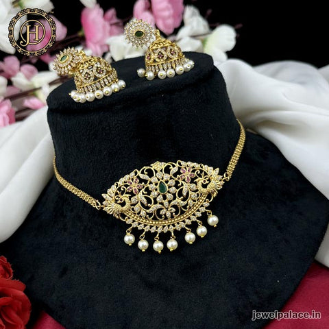 Premium Quality AD Stone Necklace JH4441